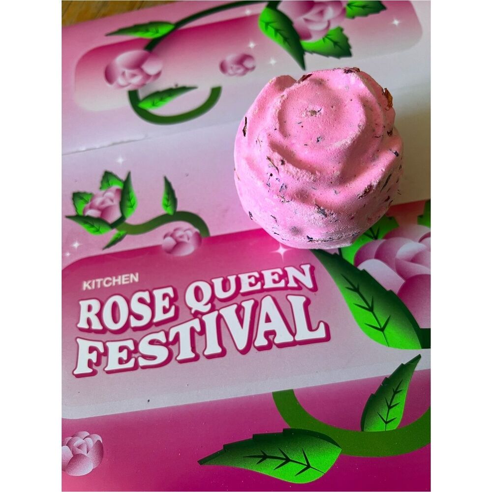Rose Queen Festival Pink Rose Queen Bath Bomb - 6.5 oz NEW SOLD OUT